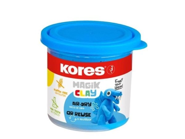 Kores Lehká modelovací hmota Magik Clay 40 g – modrá