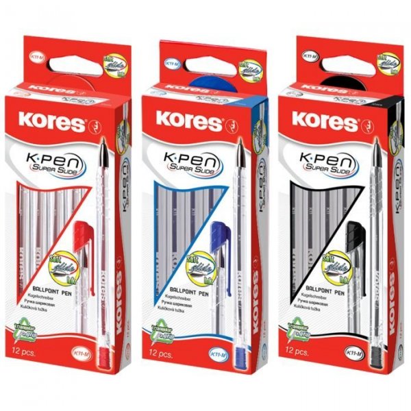 K11 Pen, transparentní trojhranné, extra jemný inkoust, šíře M-1 mm, modrá