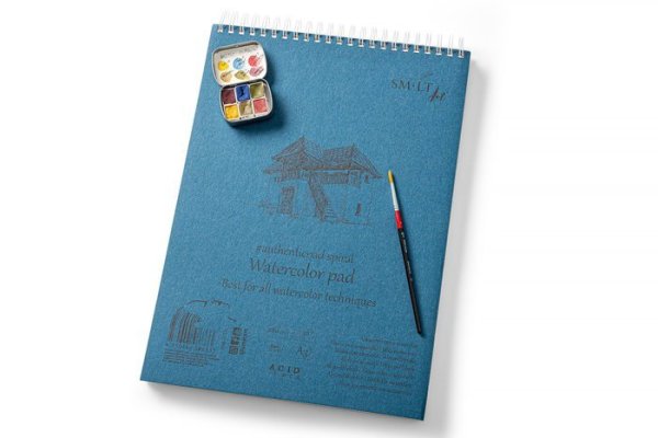 SMLT art Blok AUTHENTIC, akvarel, A3, 30 listů, 280g/m2