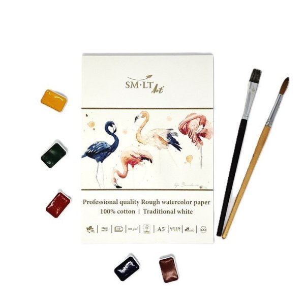 SMLT art Blok Akvarel, A5, 10 listů, 300g/m2