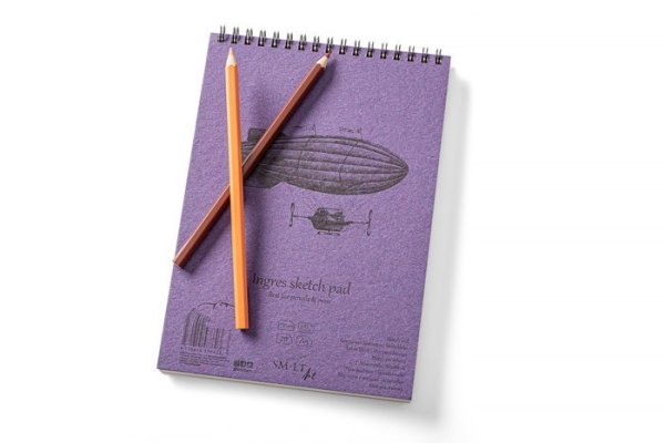 SMLT art Blok Authentic, Ingres, A5, 25 listů, 130g/m2, spirála