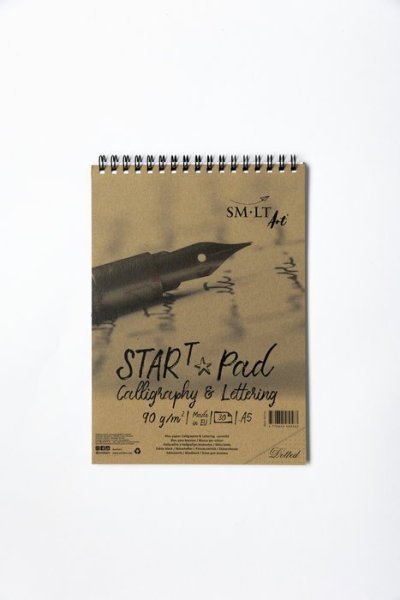 SMLT art Blok na kaligrafii START, A5, 30 listů, 90g/m2, tečkovaný, spirála