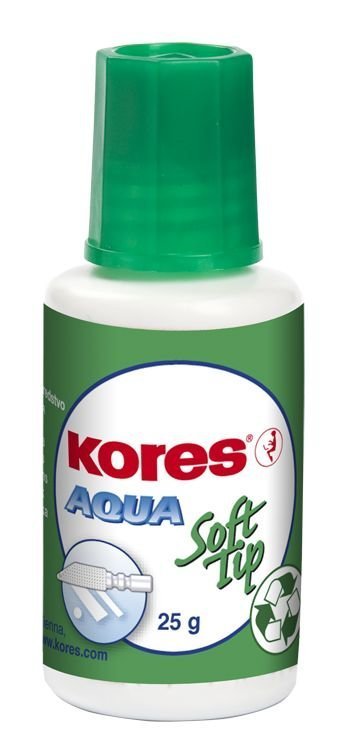 Opravný lak Aqua Soft tip 25 g - s hubkou