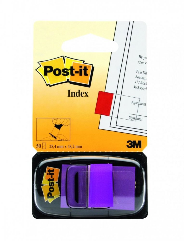 Post-it záložky 25,4x43,2 fialové