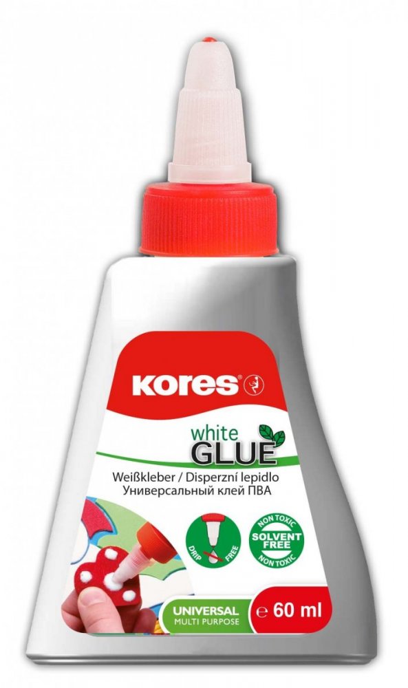 Biele lepidlo White glue 60 ml, rýchlouzáver, lepí aj drevo