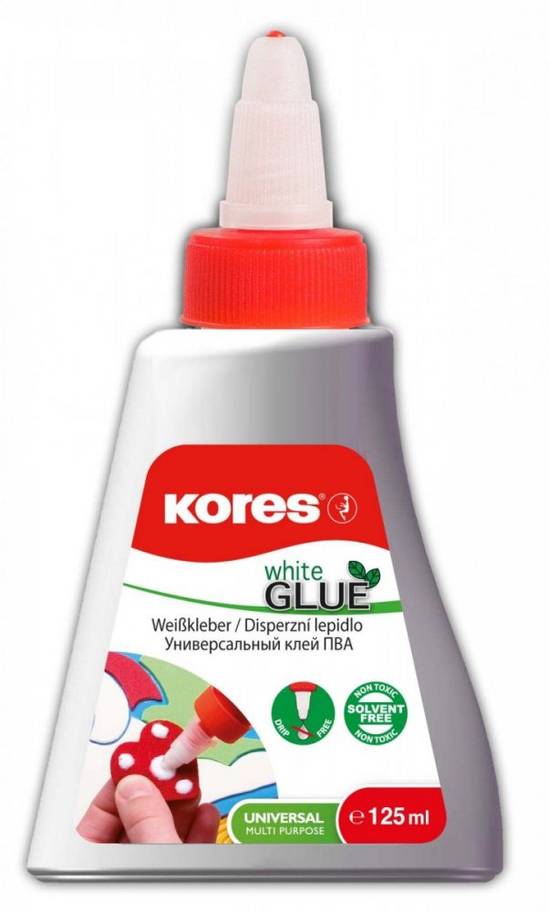 Biele lepidlo White glue 125 ml, rýchlouzáver, lepí aj drevo