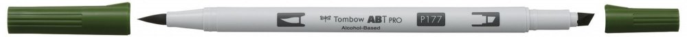 Tombow Obojstranná liehová fixka ABT PRO s dvoma hrotmi, dark jade