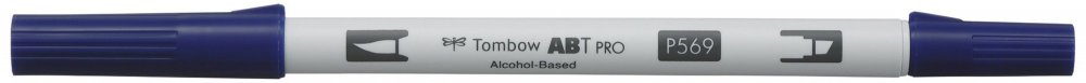 Tombow Obojstranná liehová fixka ABT PRO s dvoma hrotmi, jet blue