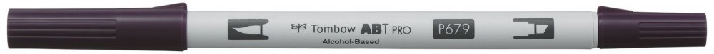 Tombow Obojstranná liehová fixka ABT PRO s dvoma hrotmi, dark plum