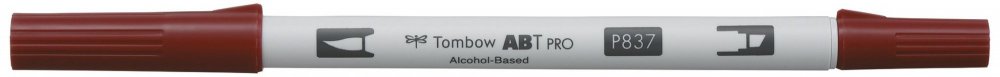 Tombow Obojstranná liehová fixka ABT PRO s dvoma hrotmi, wine red