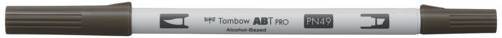 Tombow Obojstranná liehová fixka ABT PRO s dvoma hrotmi, warm gray 8