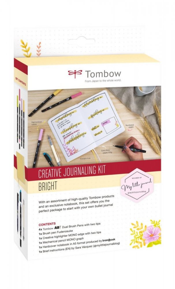 Tombow Kreatívny Bullet Journal set Bright