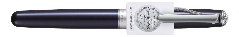 Tombow Rollerball Havanna SW, s kryštálmi Swarovski®, námornícka modrá, tuha 0,5 mm čierna