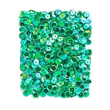 Flitry opalizující 9 mm, 15 g - zelené