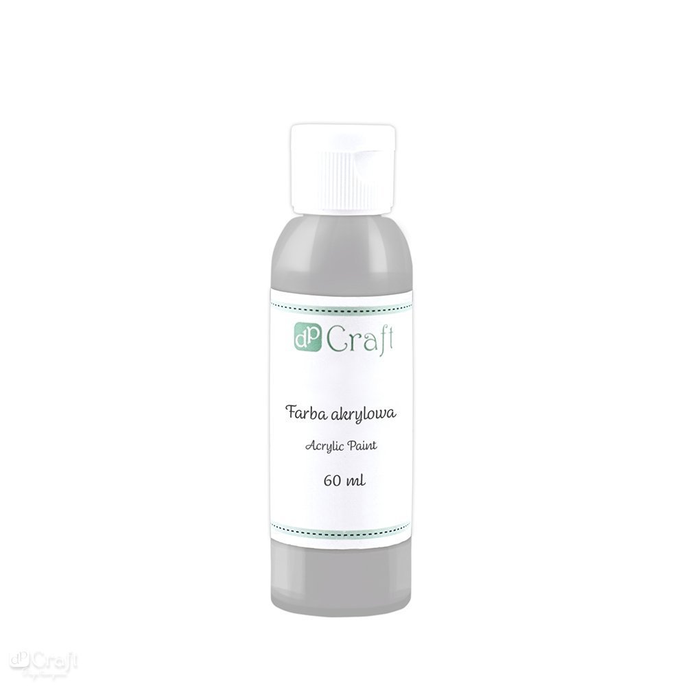 Akrylová barva, 60 ml – šedostříbrná