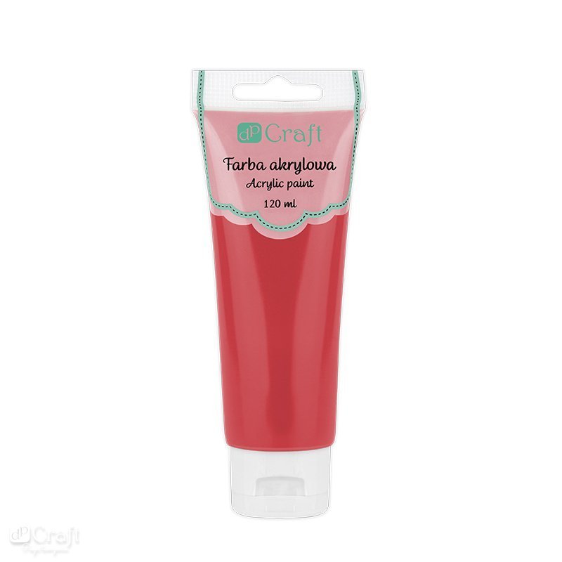Akrylová barva, 120 ml – tmavě červená