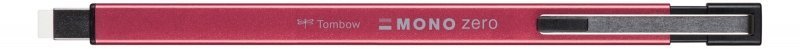 Tombow Pryž Mono Zero Metal v ceruzke, priemer 2,5 mm x 5 mm, červená