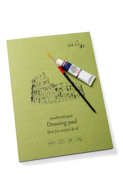 SMLT art Blok authentic akryl, A4, 20 listů, 290g/m2