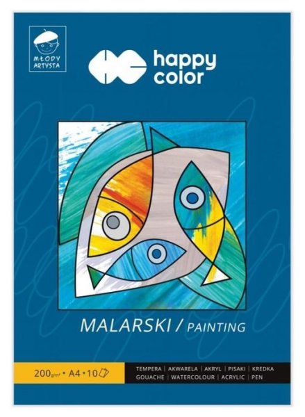 Happy Color Blok malířský A4 200g/10arch