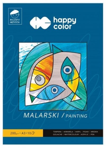 Happy Color Blok malířský A3 200g/10arch