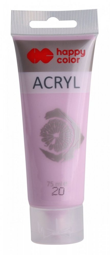 Akrylová farba v tube 75ml, svetlo ružová