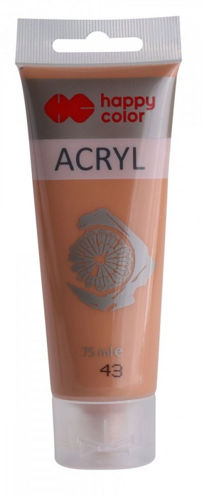 Akrylová farba v tube 75 ml, telová