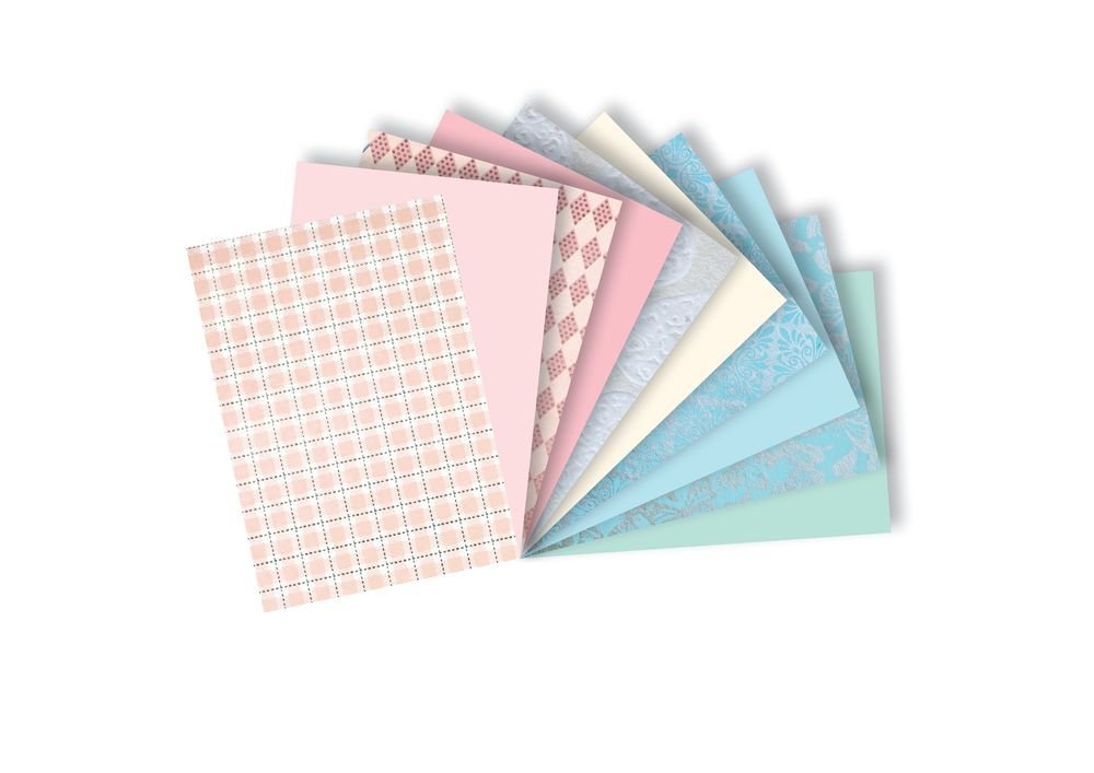 Blok effect DELICATE, 20x29cm, 170-220g/m2, 10 listov, 5 vzorov