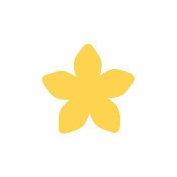 Dekorační děrovačka 2,5cm – plátek květu