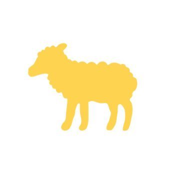 Dekorační děrovačka 2,5cm – ovečka