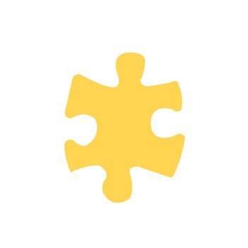 Dekorační děrovačka 3,7 cm – puzzle