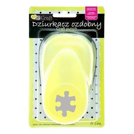 Dekorační děrovačka 5 cm – puzzle