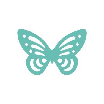 Dekorační děrovačka ažurová 3,7cm – motýl