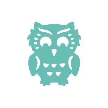 Dekorační děrovačka ažurová 3,7cm – sova