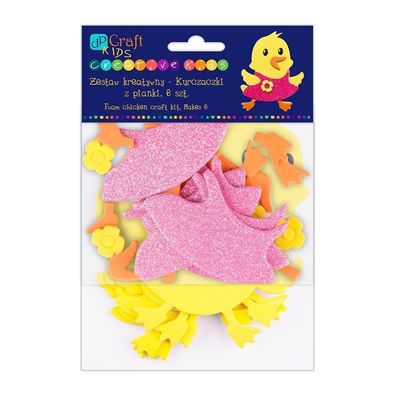 Pěnová sada kuřátka 6ks