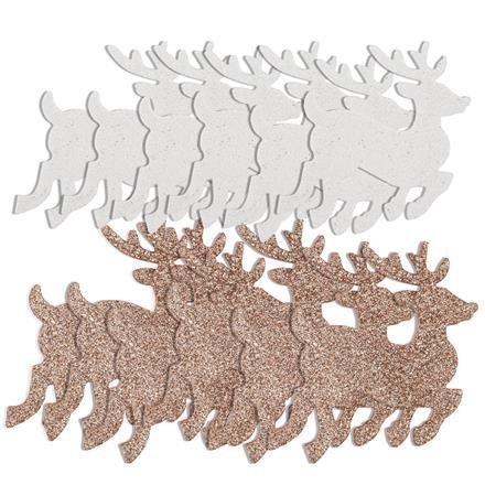 Pěnové samolepky brokát sob 12 ks