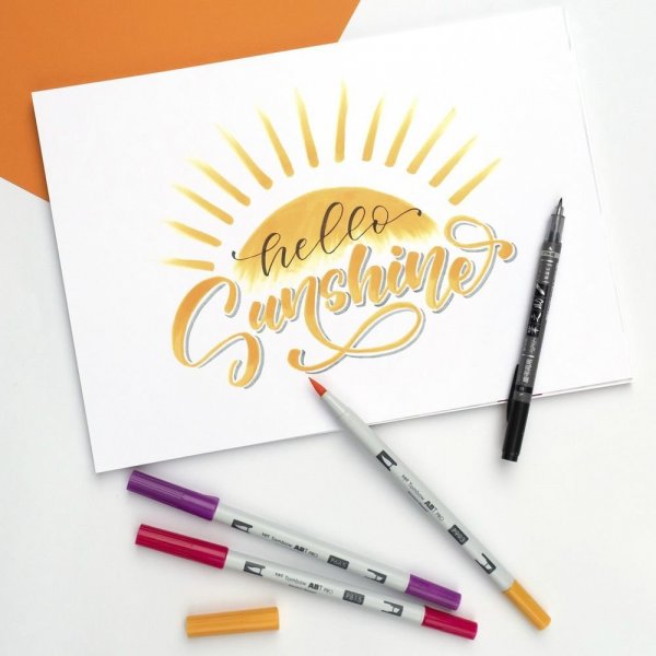 Tombow Sunny lettering set