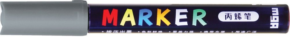 Akrylový popisovač, šedý