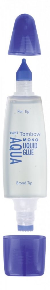 Tombow Tekuté transparentné lepidlo s dvoma hrotmi, 50 ml