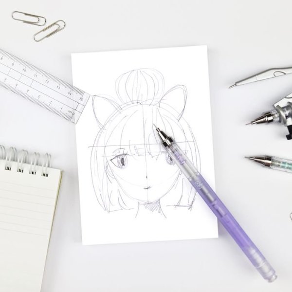 Tombow Mikrotužka MONO graph 0,3 mm, transparentní fialová