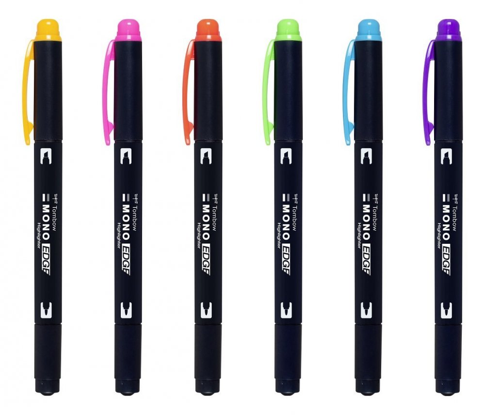 Tombow Zvýrazňovač MONO edge, stojanček 48 ks