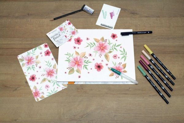 Tombow Akvarelová sada Floral