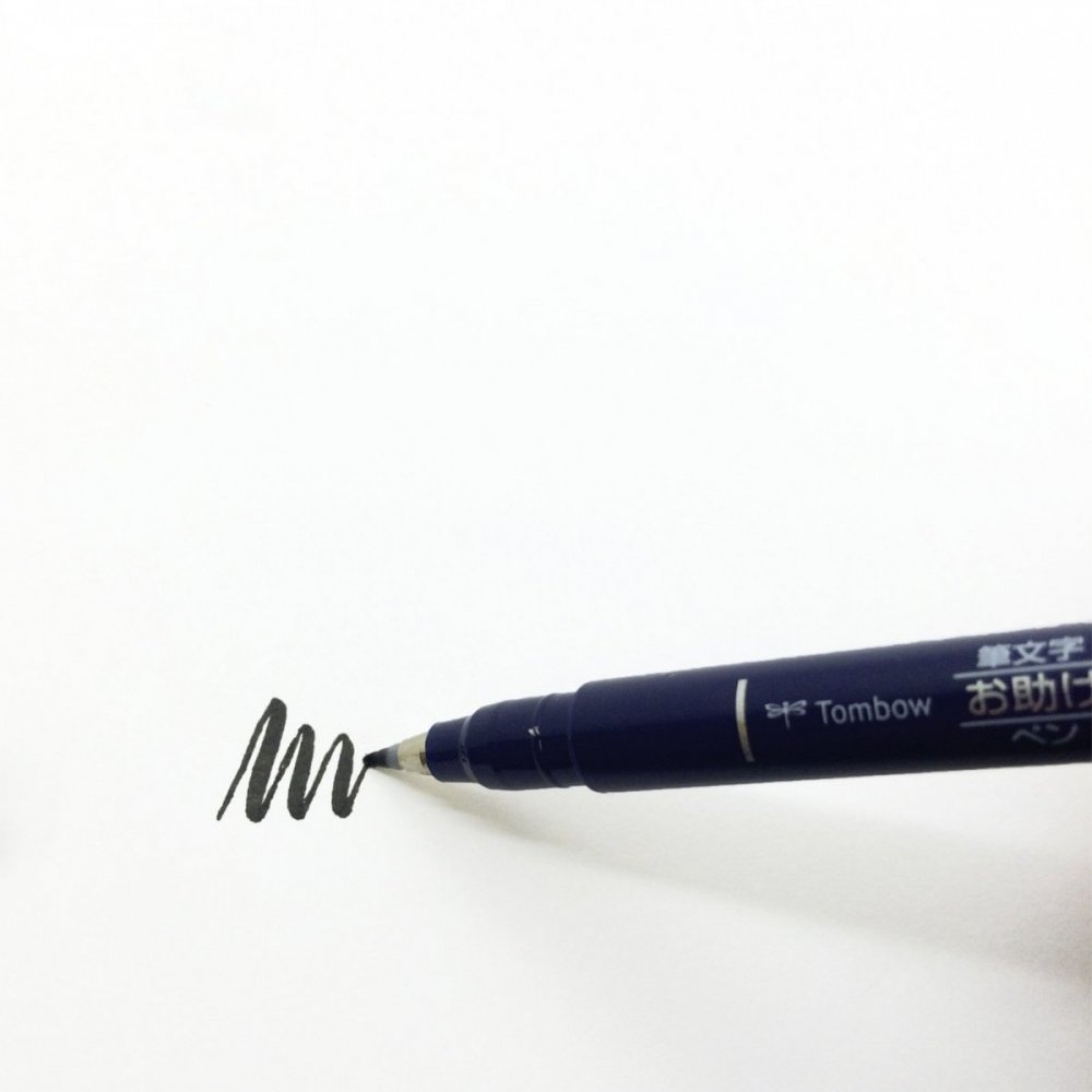 Tombow Fudenosuke BRUSH PEN – WS-BH – tvrdosť 1, ružový