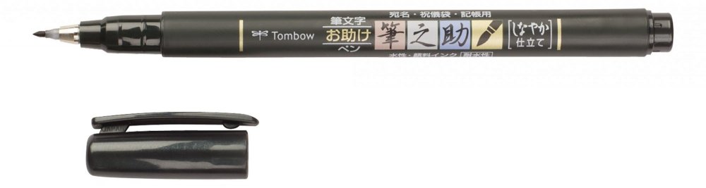 Tombow Fudenosuke BRUSH PEN, sada 2 ks