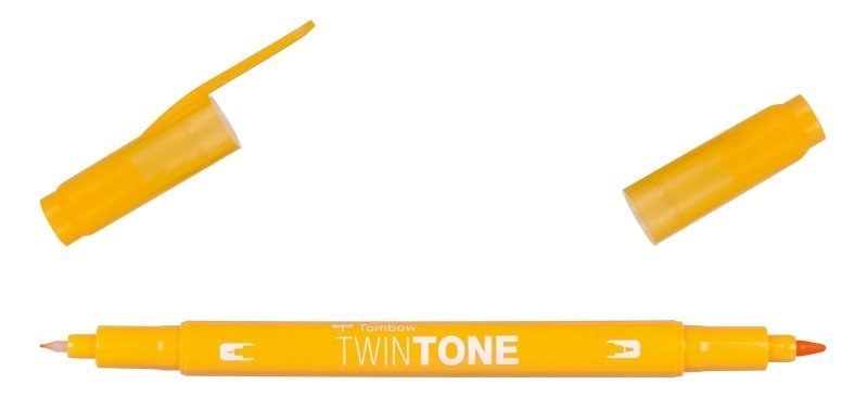 Tombow Obojstranný popisovač TwinTone, chrome yellow