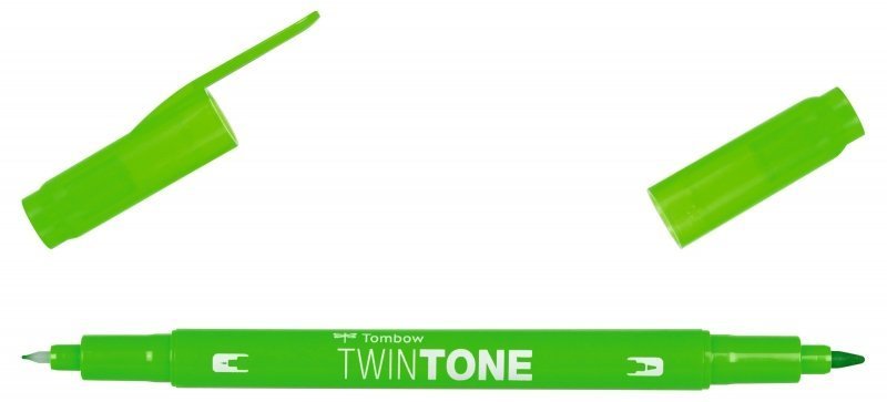Tombow Obojstranný popisovač TwinTone, yellow green