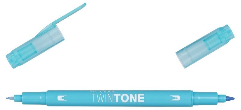 Tombow Obojstranný popisovač TwinTone, light blue
