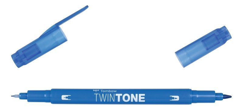 Tombow Obojstranný popisovač TwinTone, blue