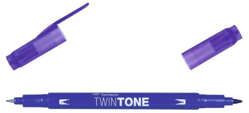 Tombow Obojstranný popisovač TwinTone, prussian blue