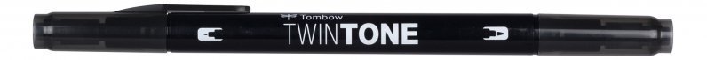Tombow Obojstranný popisovač TwinTone, black