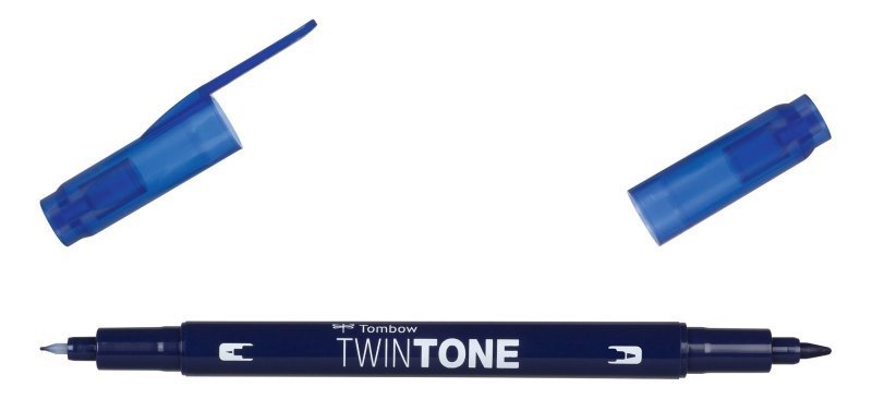 Tombow Obojstranný popisovač TwinTone, navy